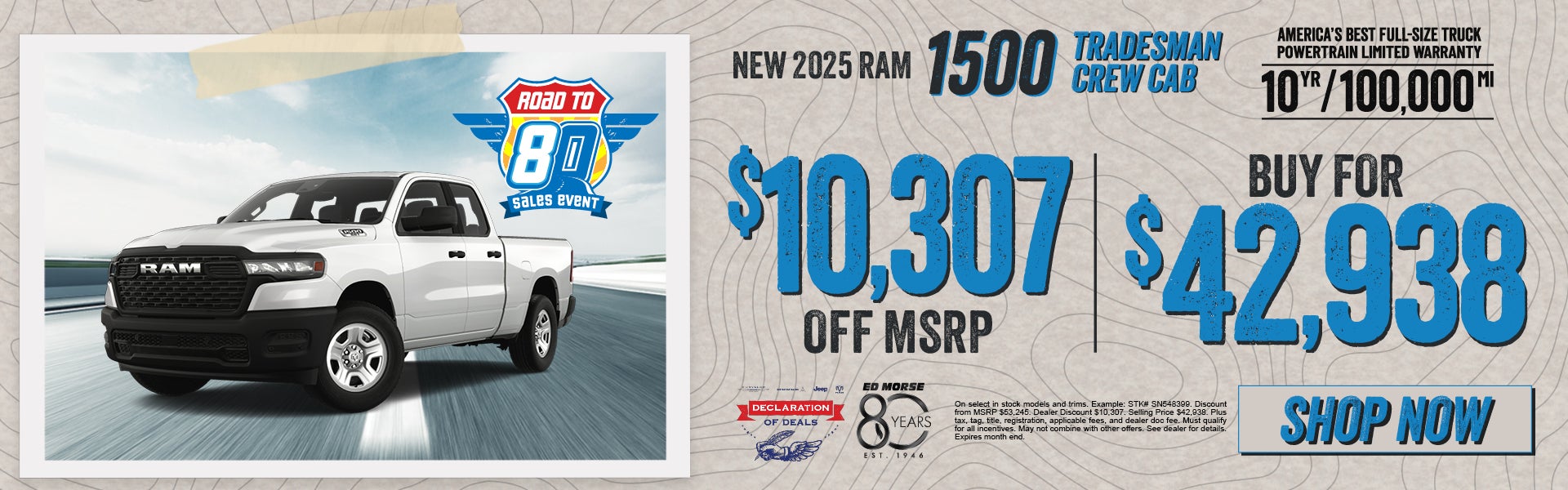 New 2025 Ram 1500 Tradesman Crew Cab