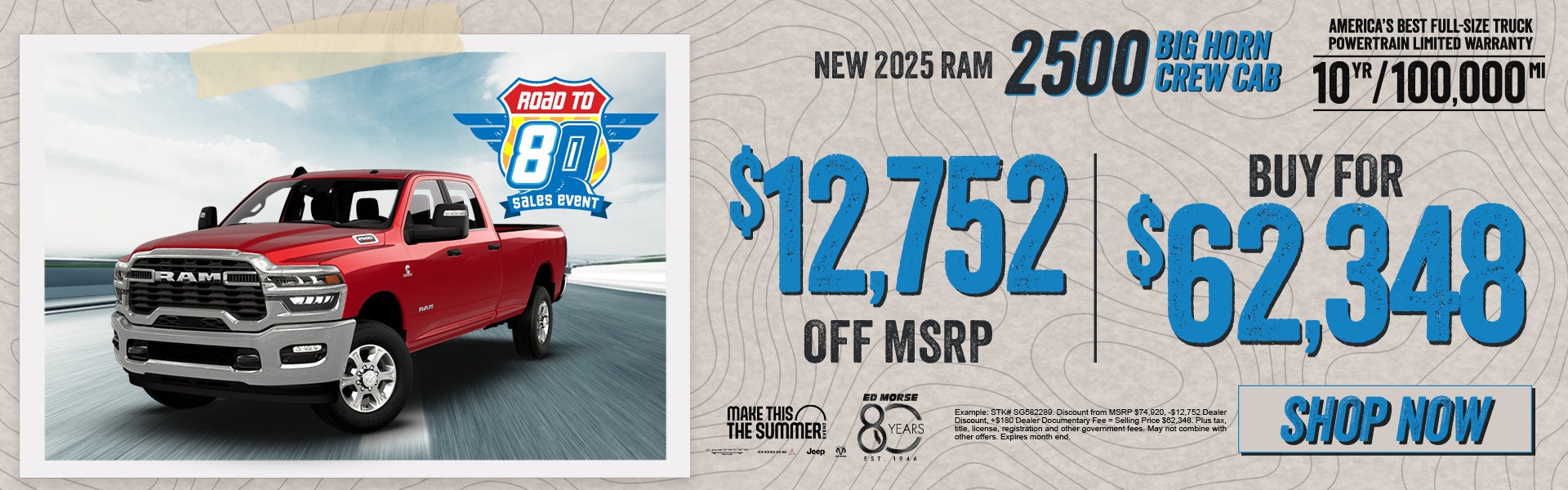 New 2025 Ram 2500 Big Horn Crew Cab