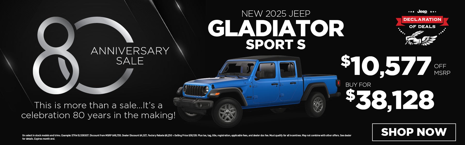New 2025 Jeep Gladiator Sport S
