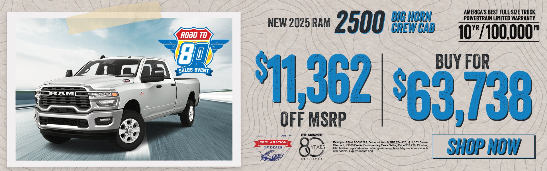 New 2025 Ram 2500 Big Horn Crew Cab